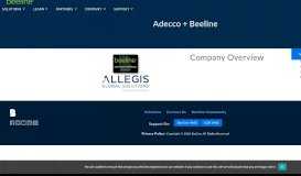 
							         Allegis Global Solutions - Beeline								  
							    