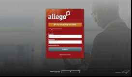 
							         Allego: Sign in								  
							    