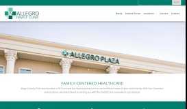 
							         Allegro Family Clinic								  
							    