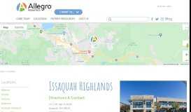 
							         Allegro Pediatrics in Issaquah Highlands, WA | Allegro Pediatrics								  
							    