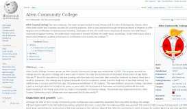 
							         Allen Community College - Wikipedia								  
							    