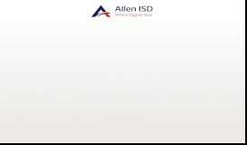 
							         Allen ISD Portal								  
							    