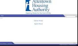 
							         Allentown Housing Authority - Portals								  
							    