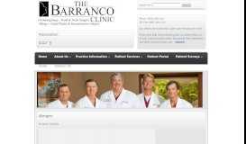 
							         Allergies | Barranco Clinic								  
							    