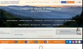 
							         Allergist & Asthma Doctors Western North Carolina | Allergy Partners								  
							    