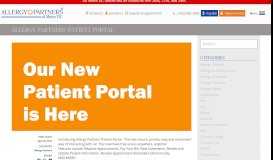 
							         Allergy Partners' Patient Portal - Metro DC								  
							    