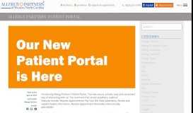 
							         Allergy Partners' Patient Portal - Western North Carolina								  
							    