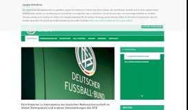
							         Allgemeine Informationen :: Ticketportal :: Shops :: Erlebniswelt :: DFB ...								  
							    