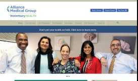 
							         Alliance Medical Group | A Greater Waterbury Health Network Member								  
							    