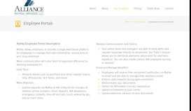 
							         Alliance Payroll - Employee Portals - Alliance Payroll Services								  
							    