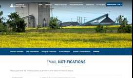 
							         Alliance Resource Partners, L.P. » Email Notifications								  
							    