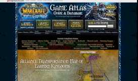 
							         Alliance Transportation Map of Eastern Kingdoms - World of Warcraft								  
							    