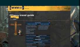 
							         Alliance travel guide | WoWWiki | FANDOM powered by Wikia								  
							    
