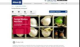 
							         Allianz Foreign Workers Insurance | Allianz Malaysia								  
							    