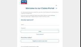 
							         Allianz Global Assistance Claims								  
							    