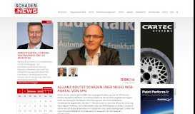 
							         Allianz routet Schäden über neues Web-Portal von SPN | schaden.news								  
							    