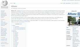 
							         Allianz - Wikipedia								  
							    