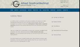 
							         Allied Gastrointestinal Associates | Clinical Trials Haddon Heights NJ ...								  
							    