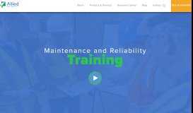 
							         Allied Training | Grow Your Career - Allied Reliability								  
							    