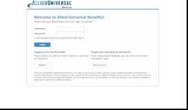 
							         Allied Universal Benefits Website								  
							    
