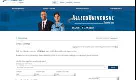 
							         Allied Universal - Security Analyst in Cypress, Texas | Careers at ...								  
							    