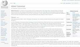 
							         Allied Universal - Wikipedia								  
							    