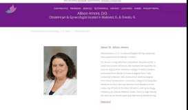 
							         Allison Amore, D.O.: Obstetrician Maitland, FL								  
							    