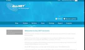 
							         ALLNET GmbH -ALLNET Activate - ALLNET Distribution								  
							    