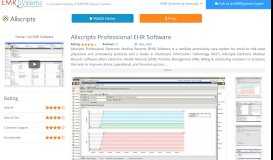 
							         Allscripts Professional EHR Watch Free Demo Latest Reviews And ...								  
							    