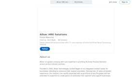 
							         Allsec HRO Solutions | LinkedIn								  
							    