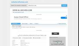 
							         allsechro.com at WI. Allsec Technologies - Website Informer								  
							    
