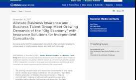 
							         Allstate Business Insurance and Business Talent Group Meet Growing ...								  
							    