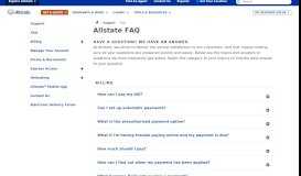 
							         Allstate Insurance - Allstate FAQ								  
							    