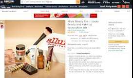 
							         Allure Beauty Box - Luxury Beauty and Make Up ... - Amazon.com								  
							    
