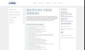 
							         Alpari (UK) Limited - KPMG Insolvency Portal								  
							    