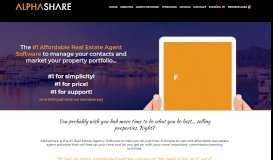 
							         Alphashare Solutions | Professional Real Estate CRM Software								  
							    