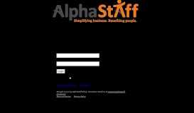 
							         AlphaStaff Hiring Admin								  
							    