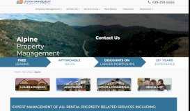 
							         Alpine Property Management - Utopia Management								  
							    