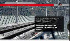
							         AlpTransit Gotthard AG: Home								  
							    