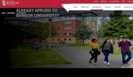 
							         Already Applied to Bangor University? | International Education Centre ...								  
							    