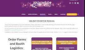 
							         Already Exhibiting | Halloween & Party Expo								  
							    