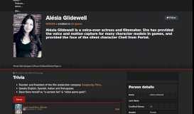 
							         Alésia Glidewell (Person) - Giant Bomb								  
							    