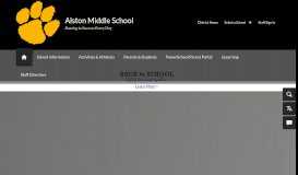 
							         Alston Middle School / Homepage - Dorchester School District Two								  
							    