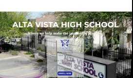 
							         Alta Vista High School								  
							    