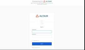 
							         Altair Connect - Altair Connect Home								  
							    