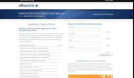 
							         AltaPoint Claims Portal | Apex EDI Clearinghouse								  
							    