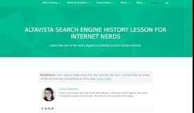 
							         Altavista: The Rise & Fall of The Biggest Pre-Google Search Engine ...								  
							    