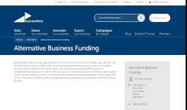
							         Alternative Business Funding | Business West								  
							    
