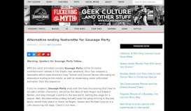 
							         Alternative ending featurette for Sausage Party | Flickering Myth								  
							    