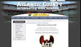 
							         Alternative High School - Atlantic County Vocational School District								  
							    